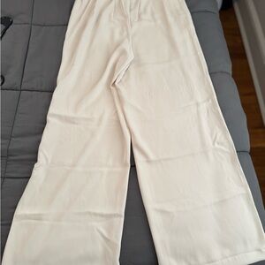 MELLODAY Cream Wide Leg Pants